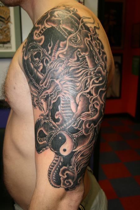 Tattoos - Dragon Sleeve - 86189